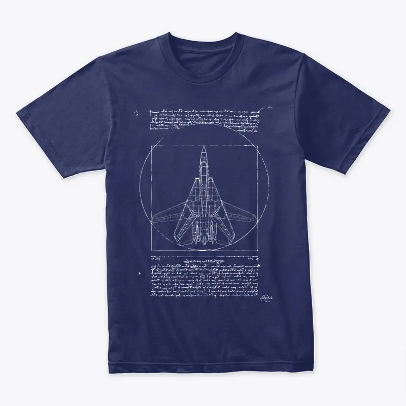 Premium T-Shirt Da Vinci F-14 Tomcat (W)