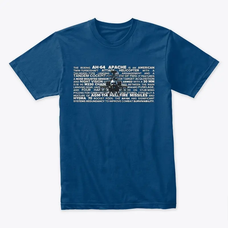 Premium T-Shirt AH-64 Apache